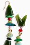 Fish-shaped dangle earrings - 3
