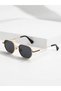 Zena Metal Pentagonal Women's Men's Unisex Women's New Season Sunglasses with Uv400 Protection Frame - 3