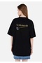 Comfort Fit Round Neck Women's Black Short Sleeve T-Shirt - 2