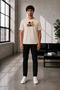 Unisex Oversize Embroidered Avatar Zuko Firebender Design 100% Cotton T-Shirt - 5