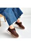 Sier Brown Suede Lace-Up Sneakers - 4