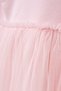 Girl's Dress with Tulle and Embroidery Detail and Buckle - 6