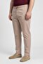 Men Slim Fit Plain Chino Pants, Light Brown - 5
