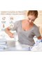 Portable Vertical Steam Iron - 1000W Steam Cleaner for Clothing, Travel, and Home Use - 5