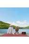 Picnic blanket 180x150cm waterproof and warm travel blanket, camping blanket, beach blanket, lightweight and compact XXL, camping picnic outdoor... - 3
