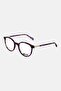 Women VJC011 Round Eyeglasses, Purple - 3