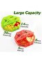 Weekly Pill Box, 4-Day & 7-Day Daily Organizer with 28 Extra-Large Compartments for Travel & Vitamins, Rainbow - 5