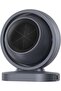 Electric Heater - Fireplace - Heater - Mini Heater - Round - Infrared Heating Panel - Grey