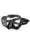 180° viewing angle children's anti-fog and leak-proof adjustable diving mask - black
