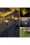 Crescent - shaped solar garden light - glass ball - outdoor decoration, for patios, lawns, and flower arrangements - with ground socket [Energy... - 4