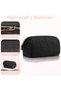 Travel toiletry bag, women's makeup bag, large capacity makeup bag, quilted makeup bag/storage bag, waterproof zipper makeup bag (beige)