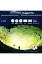Rechargeable Spotlight 100000 Lumens Large Super Bright Solar Outdoor Spotlight COB Light 6 Settings IPX5 Waterproof Black - 3