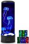 Ambient night light, LED jellyfish light, aquarium bedside night light, color-changing ambient light with remote control. - 2
