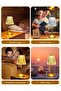 Bedside lamp, tri-color crystal lamp, bedroom bedside lamp, dimmable touch bedside lamp, wireless table lamp - 4