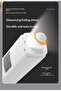 Electric nail file, 4 speeds, LED, laser toy. - 2