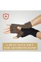 Weightlifting gloves, gym protective gear, exercise and fitness training copper fiber gloves - M - 6