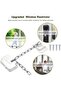 2-Pack No-Drill Adjustable Window Limiter and Child Safety Locks for Sliding Frames - 2
