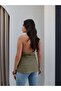 Halter Neck Linen Vest with Pocket Appearance - 5