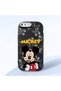 iPhone 7 Plus Compatible Case Camera Protector Black Silicone Couple Phone Case Character Patterned