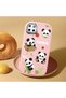 Realme C25S Compatible Case Camera Protector Pink Silicone Couple Phone Case Panda Patterned - 2