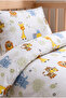 Baby Bedding Set |   100% Cotton Patterned |   100X150 cm Duvet Cover, 35X40 cm Pillowcase and 100X140 cm Bed Sheet |   Breathable Fabric - 2