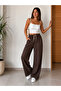 Women's Elastic Waist Tencel Modal Wide Leg Pants - 2