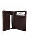 Genuine Leather Vertical Brown Men's Wallet with Gift Box Mcz3040 - 2