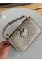 Women's Silvery Heart Detailed Hand and Shoulder Bag - 3