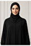 Hooded Panel Abaya | Nida Fabric - 2