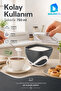 Dolpfin 750 ml Sugar Bowl with Lid Black and White Desktop Powder and Cube Sugar Container Bpa Free - 3