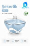 Dolpfin 750 ml Sugar Bowl with Lid Black and White Desktop Powder and Cube Sugar Container Bpa Free