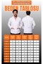 Men's Shirt Collar Long Sleeve Snap Fastener Jacket Oversized White Alpaca Fabric Doctor and Teacher Coat - 8