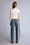 Barrel Fit High Waist Ankle Length Jean Pants H3522Ax26Sm - 5