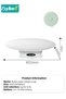 Baby Scale, Multifunctional Weight Scale For Infants, Digital Scale For Adults, Toddlers and Kids, Pet Scale for Puppy, Cat, With Measuring Ruler， Perspectives Switch, LED Screen, Up to 120kg - 8