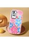 Redmi 10 4g Compatible Shock-Absorbing Camera Protected Pink Silicone Case - 2