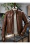 Men's Black Genuine Leather Coat