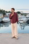 Elastic Waist Linen Trousers - 3