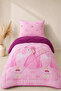 Single 4-Piece Wellsoft Fleece Fluffy Sleeping Set / Princess Tk