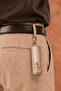 Pocket-Sized Travel Prayer Mat with Qr Code Keychain – Foldable Portable Roll-Up Prayer Mat White Dome - 5