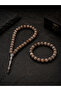 Black Moonstone Natural Stone Prayer Beads and Bracelet Set Medium Size Men's Premium Design