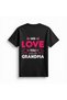 Women's Love Message Printed Short Sleeve Round Neck Casual Cotton T-Shirt Comfortable Cut Casual Modern - 2