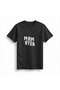 Women's 100% Cotton Momster Printed Short Sleeve Round Neck Relaxed Fit Casual T-Shirt Modern Stylish Elegant - 2