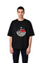 Men's Oversize T-Shirt Astronaut Guitar Coffee Printed on the Moon Relaxed Fit Casual Wear Modern Stylish Elegant