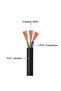 3-Core Electrical Cable, Black PVC Insulated Power Wire, Flexible Copper Conductor (30 Meters, 1.5MM) - 2