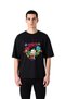 Men's Oversize T-Shirt Surrealist Cartoon Print Digital Print Relaxed Fit Casual Wear Modern