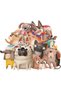 Children's Cute Animal Characters Printed Short Sleeve T-Shirt Festive Design Relaxed Fit Casual - 3