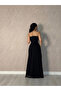 Black Evening Dress Hand Beading - 3
