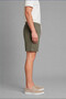 100% Cotton Elastic Lace-Up Waist Relax Fit Dark Khaki Bermuda Shorts H8820Ax26Sm - 3