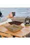 foldable khaki storage tray - 5