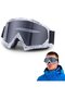 Ski goggles over glasses 17.5x7.5cm.